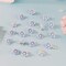 20Pcs Mini Flower Hair Clips and Barrettes for Girls/Women (Blue)
